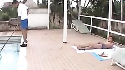 Gay Pool Boys: Action Group Sex!