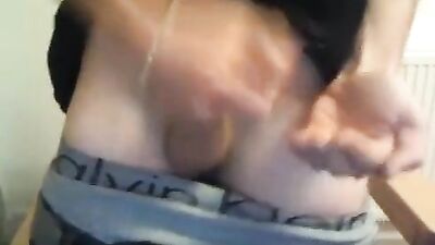 Young Student Jerks Off in His Dorm Room - Web-Cam Solo Handjob