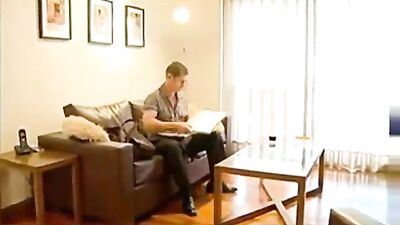 Helping him in the bathroom: Action Gay Porn Video
