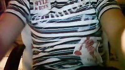 Gay Bosss Shy Masturbation in the Office - A Handjob Web-Cam Solo!