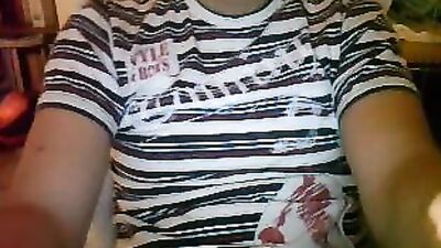 Gay Bosss Shy Masturbation in the Office - A Handjob Web-Cam Solo!