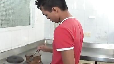 Kitchen Flames - A Blazing Gay Porn Adventure