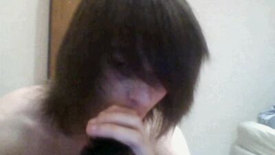 18 yo EMO Boy Toys: Emotional Cumshot!