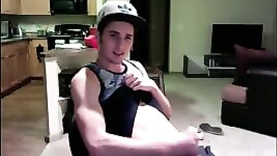 Straight Boys Big Cocks - Jerk and Cum with Caden Brown