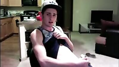 Straight Boys Big Cocks - Jerk and Cum with Caden Brown