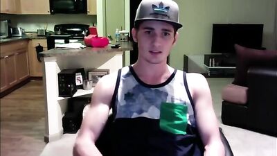 Full Caden Brown: Straight Hunk Webcam Jock Jerking