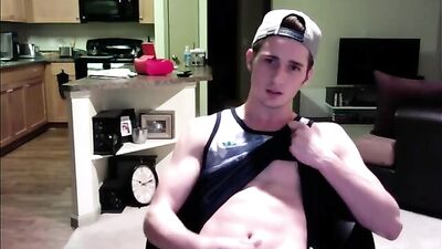 Full Caden Brown: Straight Hunk Webcam Jock Jerking