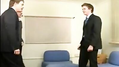 Gay Porn - The Job Interview: Action Bareback Group Sex