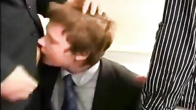 Gay Porn - The Job Interview: Action Bareback Group Sex