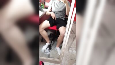 Mirror Reflections: Amateur Cum Shots and Handjobs!