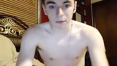 Cute Webcam Guy Cum Shots Handjob