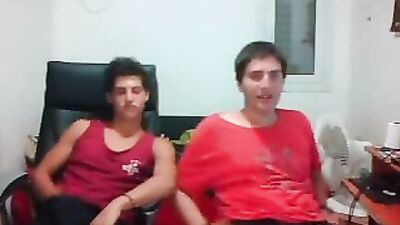 Young couple red - Bisexual Amateurs Handjob