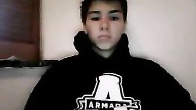 Hung Russian Boy Cums Again: Solo Handjob and Cum Shots Delight!