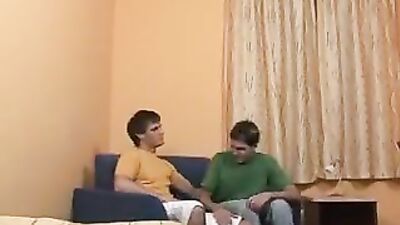 Fucking on the Blue Chair - Action Bareback