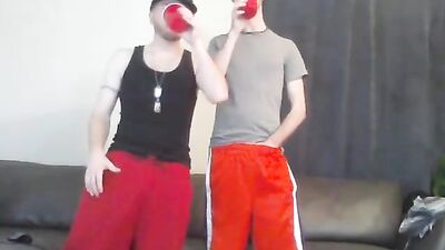 Two plus one: Amateur Cum Shots Gay Porn Video!