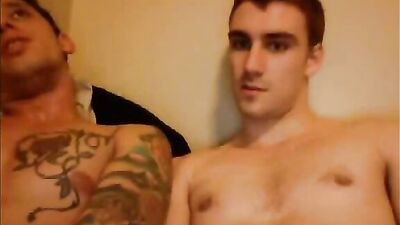 Twink Lovers Reunite for Bareback Action in College