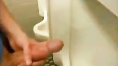 Bathroom Boys - Jerking Each Other in Public - Full Video @ LocalAmateurSexTube . COM