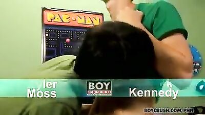 GayPorn: Moss vs. Kennedy - Action! - Two hot studs going head-to-head in a hardcore battle of pleasure and desire.
