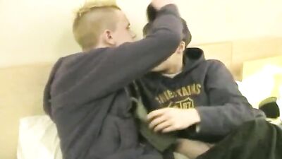 Two Hot Twinks Flip-Fuck and Cum! - Gay Porn Action Video