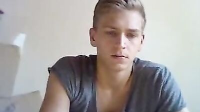 German Boy Web-Cam Wanking - Very Handsome Guys Private Show
