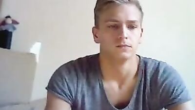 German Boy Web-Cam Wanking - Very Handsome Guys Private Show
