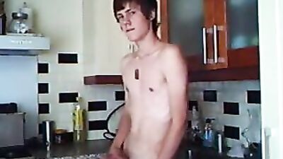 Seans Kitchen Wank- Solo Gay Porn Video!!