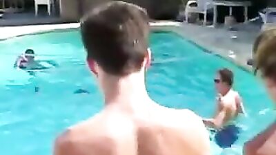 Kitchen Fuck Pool Party - The Ultimate Action Gay Porn Video!
