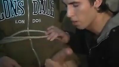 Bound boy big cock - Bareback Edition! Bound and ready for a massive BB cock!