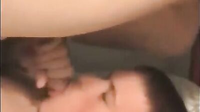 UK Toby likes his own cum :)