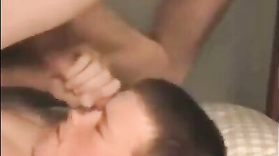 UK Toby likes his own cum :)