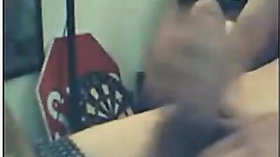 Young Hunk Plays with His Pre-Cum!