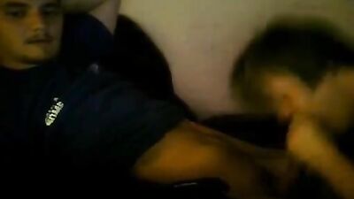 Gangbang with a twist: Straight Guy Gets Sucked by Gay Thugs!