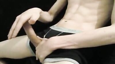 Gay Porn - Jacking Off In Underwear