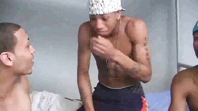 Blatino four-play: Amature Men Unite for Steamy Action!