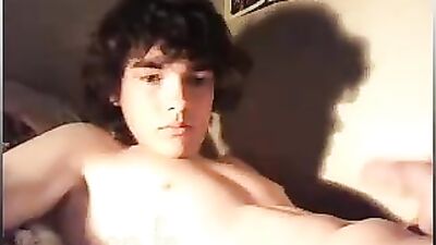 Curly Cummers Web-Cam Solo: A Gay Porn Stars Steamy Cam Show!