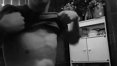 Young Twink Explores His Body in the Bathroom!!