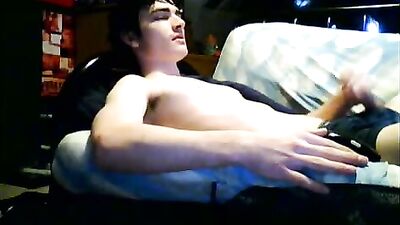 Young Hunk Cums in his Boxers - A Solo Adventure