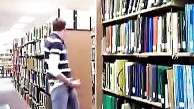 Jerking in the Library - An Amateurs Public Sex Fantasy @ LocalAmateurSexTube . COM