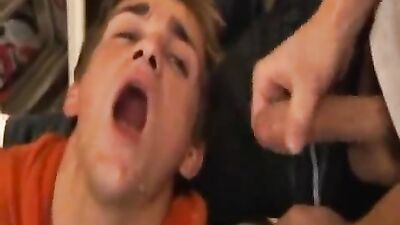 Golden Fetish Orgy: 5 Men Devour 1 Lucky Guy!