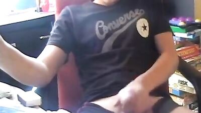 Twink Porn Star: Hot Undie Wank & Cum Session!