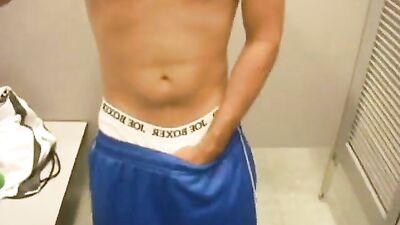 Fitting Room Jackoff: Hardcore Gay Porn Video with Solo Action!