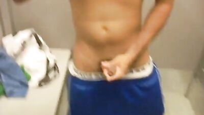 Fitting Room Jackoff: Hardcore Gay Porn Video with Solo Action!