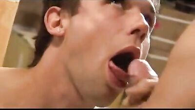 Cum Drenched Twinks - Cream Pies and Cum Eating Fun Reunion