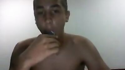 Young Cam Boy Loves His Ass and Cock - Web-Cam Spy Teen Gay Porn