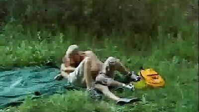 Blond twinks outdoors: Hardcore action in the wild!