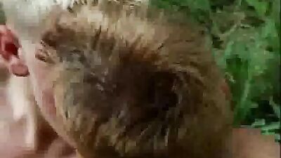 Blond twinks outdoors: Hardcore action in the wild!