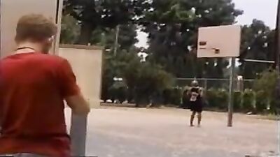 Interracial Basketball Boy: Passionate Gay Porn Action!