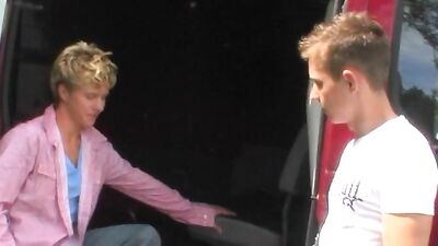 Twinks in a Truck Gay Sex