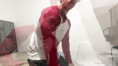 Hot Latino Twink porn jerking Off