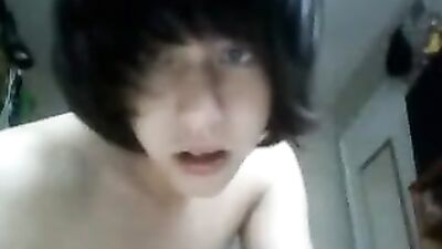Very cute emo twink gay porn